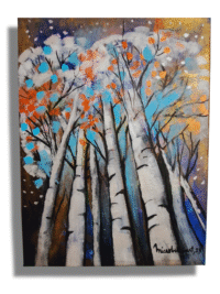 Tablou Mesteceni 30x40 cm