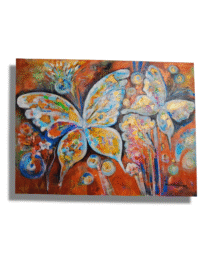 Tablou Fluturi aurii 60x80 cm