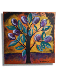 Tablou Plum Tree 40x40 cm